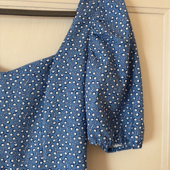 French Connection Blue Puff Sleeve Mini Dress (Size XS)
- Picture 3 of 9